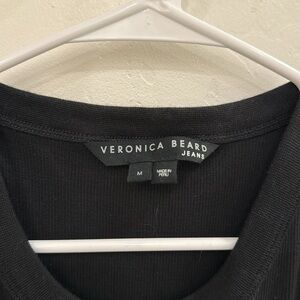 Veronica Beard Black Midi Dress